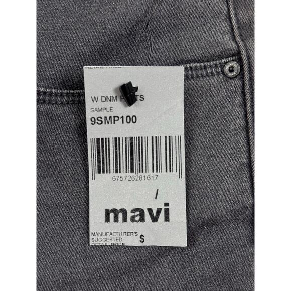 Mavi Alexa Mid-Rise Skinny Jeans – Dark‎ Grey Smoke Supersoft, Size 27/33, New - Picture 10 of 12